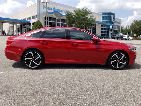 2019 Honda Accord Sport sedan San Marino Red - - by for sale in Clermont, FL – photo 2