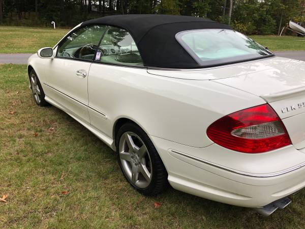 Mercedes CLK 550 AMG White Convertible FAST! for sale in Lunenburg , MA – photo 9