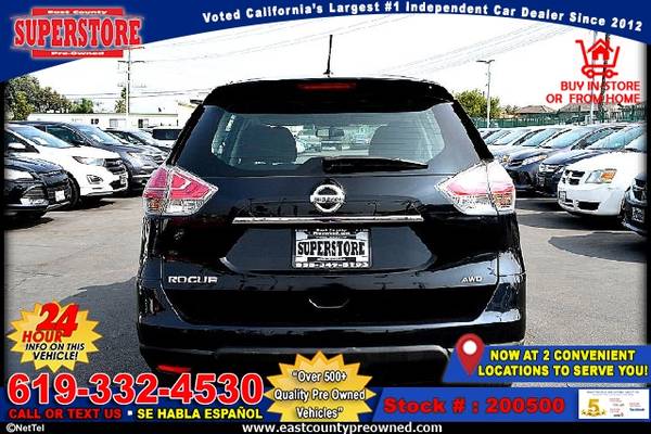 2016 NISSAN ROGUE S SUV-EZ FINANCING-LOW DOWN! - cars & trucks - by... for sale in El Cajon, CA – photo 7