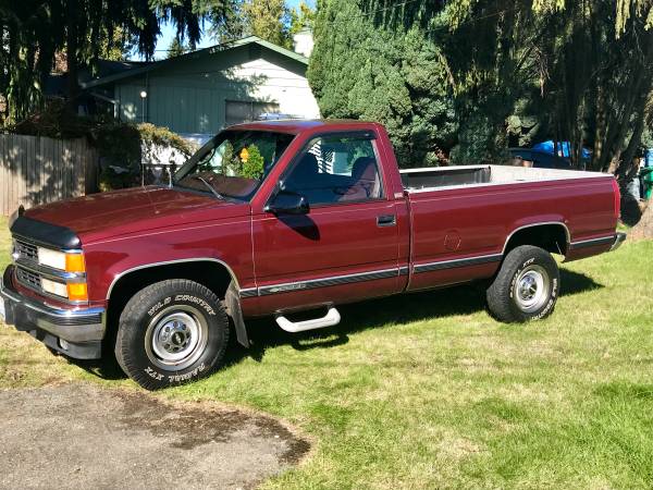 1998 Chevy Silverado 3 quarter ton long bed for sale in Lynnwood, WA – photo 2
