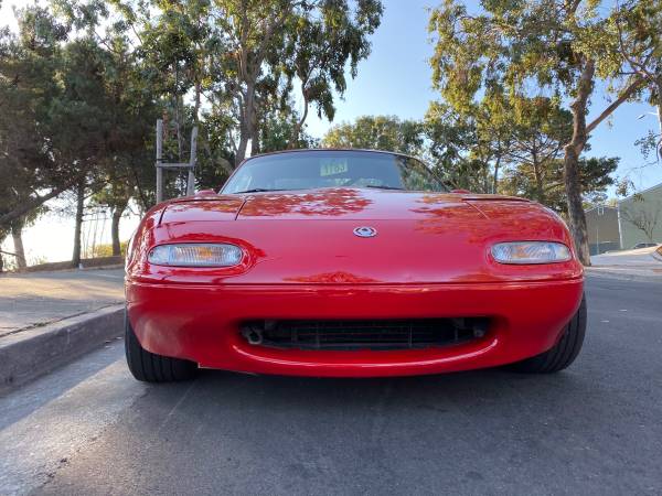 Pristine Mazda Miata NA - Cherry Red Hard Top – Roll Cage – 5 Speed for sale in San Francisco, CA – photo 4