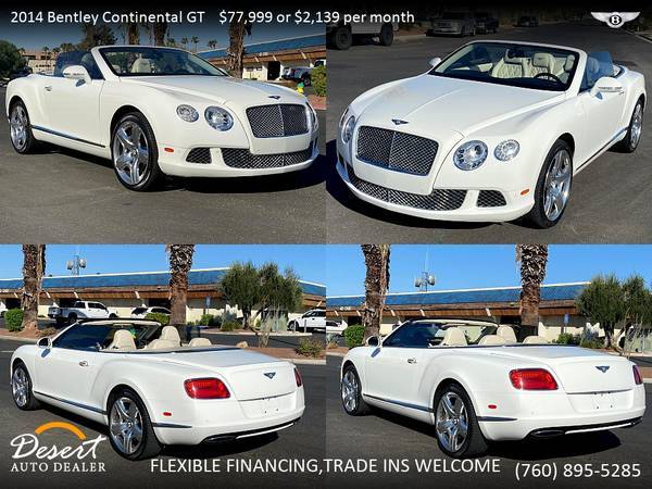 2014 Bentley Continental GT V8 14,000 Miles MULLINER DRIVING... for sale in Palm Desert , CA – photo 14