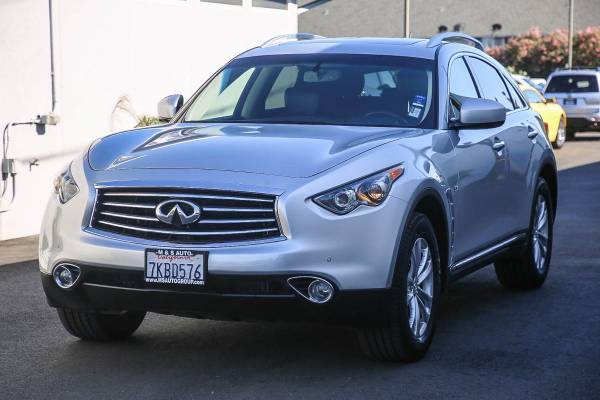 2015 INFINITI QX70 suv Silver - - by dealer - vehicle for sale in Sacramento , CA – photo 3