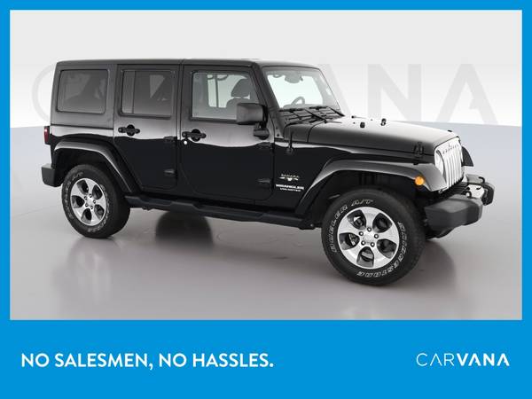 2017 Jeep Wrangler Unlimited Sahara Sport Utility 4D suv Black for sale in irving, TX – photo 11