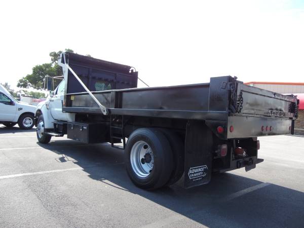 Ford F750 Flatbed 16 DUMP BODY TRUCK Dump Work flat bed DUMP TRUCK for sale in south florida, FL – photo 5