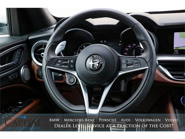 Turbocharged Crossover! Alfa Romeo Stelvio AWD with 20 Wheels! for sale in Eau Claire, IL – photo 14