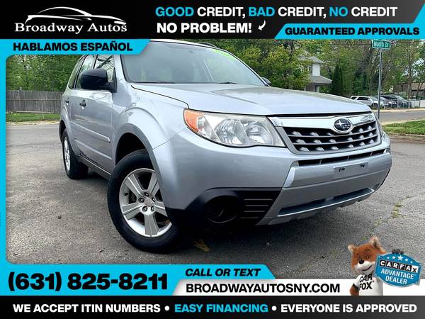 2012 Subaru Forester Auto 2 5X 2 5 X 2 5-X FOR ONLY 182/mo! - cars for sale in Amityville, NY