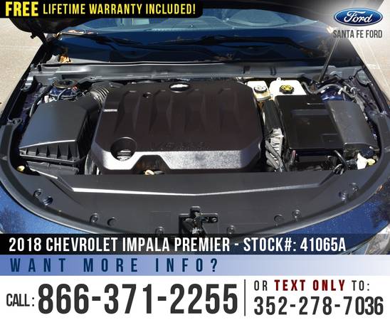 18 Chevrolet Impala Premier Onstar, Remote Start, Camera for sale in Alachua, FL – photo 11