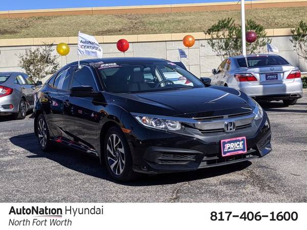 2018 Honda Civic EX SKU:JE017981 Sedan - cars & trucks - by dealer -... for sale in North Richland Hills, TX – photo 3