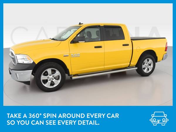 2016 Ram 1500 Crew Cab Big Horn Pickup 4D 5 1/2 ft pickup Yellow for sale in Ringoes, NJ – photo 3