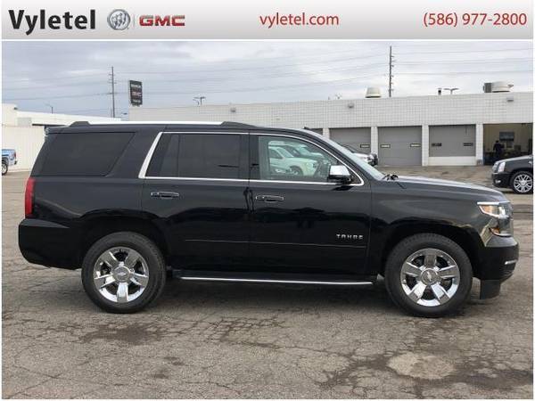 2018 Chevrolet Tahoe SUV 4WD 4dr Premier - Chevrolet Black - cars &... for sale in Sterling Heights, MI – photo 2