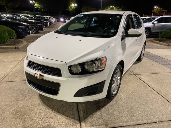 2016 Chevy Chevrolet Sonic LT hatchback Summit White - cars & trucks... for sale in Raleigh, NC – photo 5