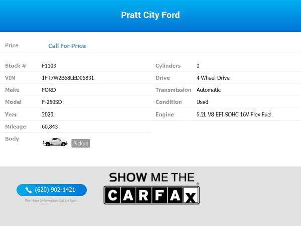 2020 Ford F250SD F 250 SD F-250-SD F 250SD F-250SD LariatCrew Cab for sale in pratt, KS – photo 2