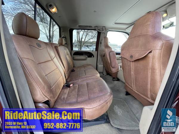 2006 Ford F250 F-250 King Ranch Crew cab 4x4 gas 5 4 V8 leather NICE for sale in Burnsville, MN – photo 16