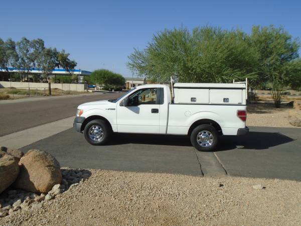 2014 FORD F150 STANDARD CAB WORK TRUCK WITH UTILITY SHELL for sale in Phoenix, CA – photo 2