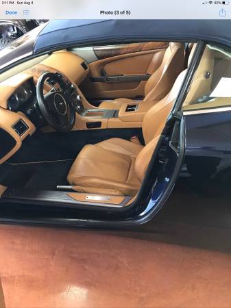 Aston Martin DB9 Volante - cars & trucks - by owner - vehicle... for sale in Monterey, CA – photo 4