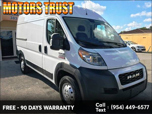 2019 Ram ProMaster Cargo Van 2500 High Roof 136" WB BAD CREDIT NO... for sale in Miami, FL – photo 9