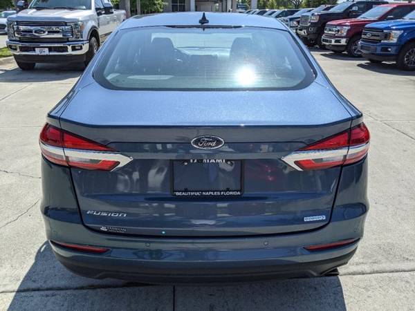 2019 Ford Fusion Blue Metallic Test Drive Today for sale in Naples, FL – photo 5