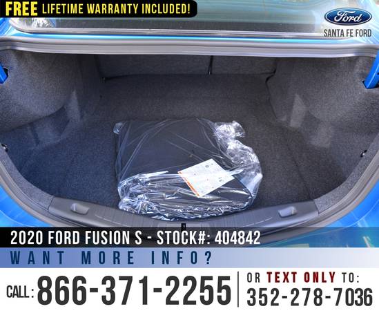 2020 FORD FUSION S *** $3,000 off MSRP! Bluetooth, SYNC, Camera ***... for sale in Alachua, FL – photo 16