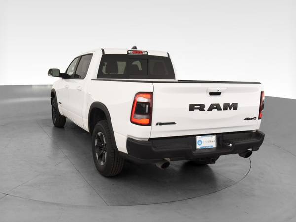 2019 Ram 1500 Crew Cab Rebel Pickup 4D 5 1/2 ft pickup White -... for sale in Placerville, CA – photo 8