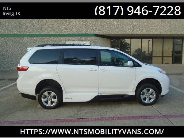 2017 TOYOTA SIENNA MOBILITY HANDICAPPED WHEELCHAIR POWER RAMP VAN for sale in irving, TX – photo 2