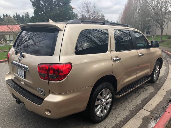 2014 Toyota Sequoia Limited 4WD - Navi, DVD, Loaded, Clean title for sale in Kirkland, WA – photo 5