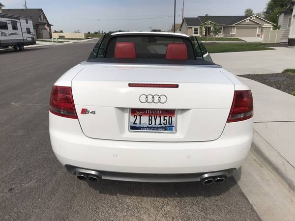 2007 Audi S4 Quattro Cabriolet Arctic White with Red Leather! - cars for sale in Twin Falls, ID – photo 10