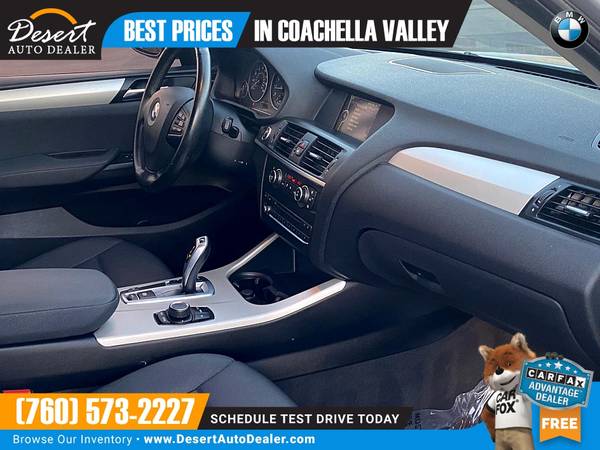 PRICE BREAK on this 2013 BMW X3 xDrive28i AWD 75,000 MILES xDrive28i... for sale in Palm Desert , CA – photo 12