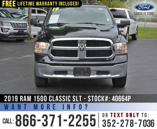 2019 RAM 1500 CLASSIC SLT 4WD Flex Fuel, Camera, Touchscreen for sale in Alachua, FL – photo 2