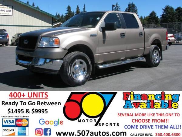 2005 Ford F-150 SuperCrew 139 Lariat 4WD - cars & trucks - by dealer... for sale in Roy, WA – photo 2