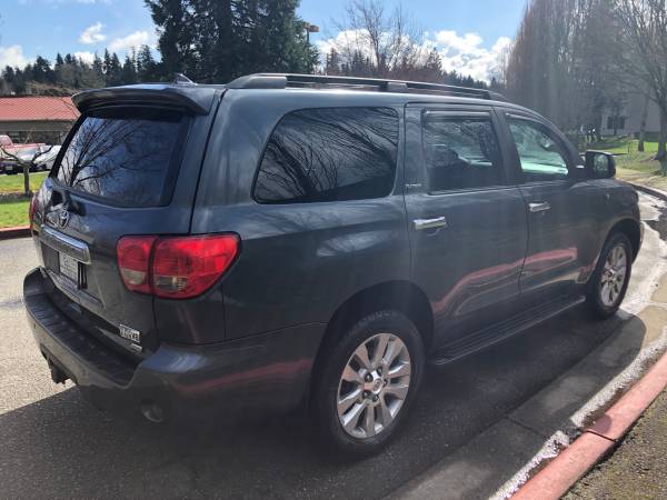 2010 Toyota Sequoia Platinum 4WD - Clean title, DVD, Navi, Loaded for sale in Kirkland, WA – photo 5