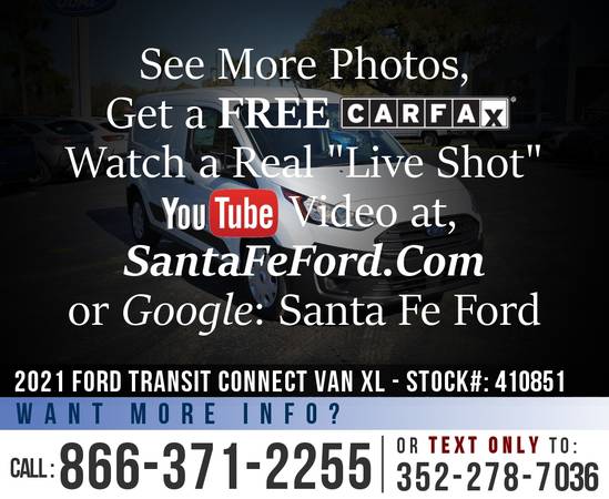 2021 FORD TRANSIT CONNECT VAN XLT Brand NEW Cargo Van! for sale in Alachua, GA – photo 20