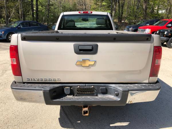 2007 Chevy Silverado Regular Cab, Full 8Ft Long Bed, V8 4x4, Solid!!... for sale in New Gloucester, ME – photo 4