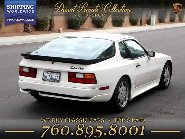 1987 Porsche 944 Turbo 5 Speed Coupe - VALUE PRICED TO SELL! for sale in Palm Desert, NY – photo 5