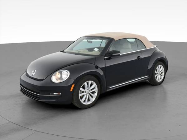 2013 VW Volkswagen Beetle TDI Convertible 2D Convertible Black - -... for sale in Hartford, CT – photo 3