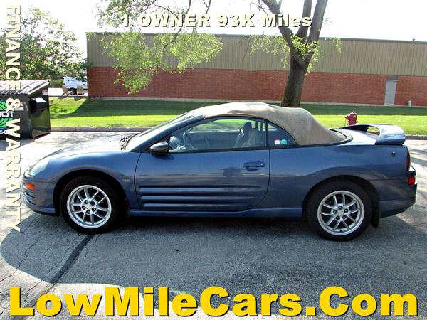 low miles 2002 Mitsubishi Eclipse GT convertiable 93k for sale in Willowbrook, IL – photo 8
