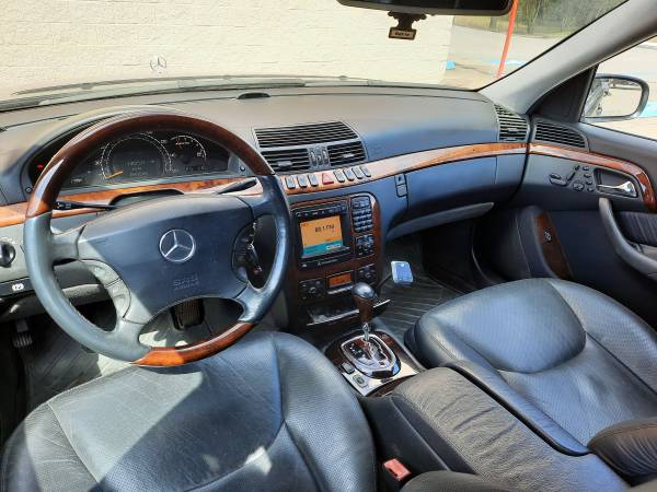 2002 Mercedes-Benz S55 AMG - Black on Black! - - by for sale in Spartanburg, SC – photo 5