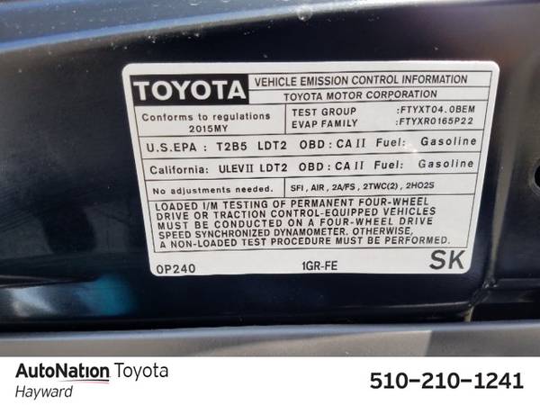2015 Toyota Tacoma 4x4 4WD Four Wheel Drive SKU:FX143552 for sale in Hayward, CA – photo 22