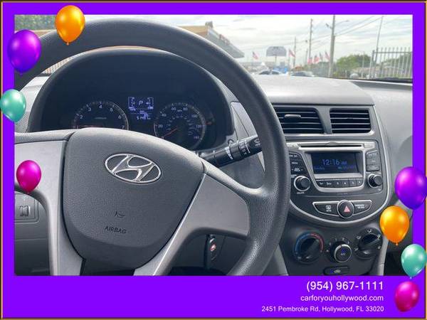 2016 Hyundai Accent SE Sedan 4D - - by dealer for sale in Hollywood, FL – photo 10