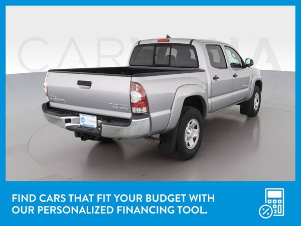 2015 Toyota Tacoma Double Cab PreRunner Pickup 4D 5 ft pickup Silver for sale in Arlington, District Of Columbia – photo 8