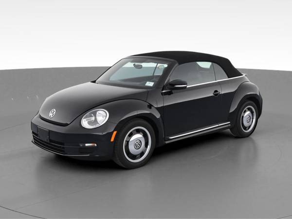 2014 VW Volkswagen Beetle 1.8T Convertible 2D Convertible Black - -... for sale in NEWARK, NY – photo 3