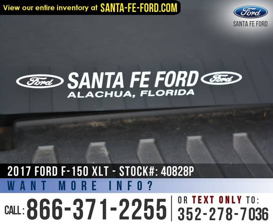 2017 Ford F150 XLT 4WD SYNC - Tonneau Cover - Cruise Control for sale in Alachua, FL – photo 9