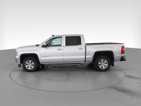 2015 GMC Sierra 1500 Crew Cab SLE Pickup 4D 6 1/2 ft pickup Silver -... for sale in South Bend, IN – photo 5