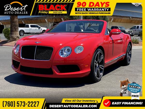 2014 Bentley Continental GT V8 14,000 Miles MULLINER DRIVING... for sale in Palm Desert , CA – photo 4