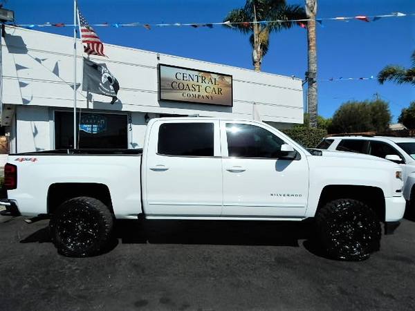 2017 CHEVY SILVERADO 4X4 LIFTED! WHITE ON BLK WHEELS LOW MILES! NICE! for sale in GROVER BEACH, CA – photo 6