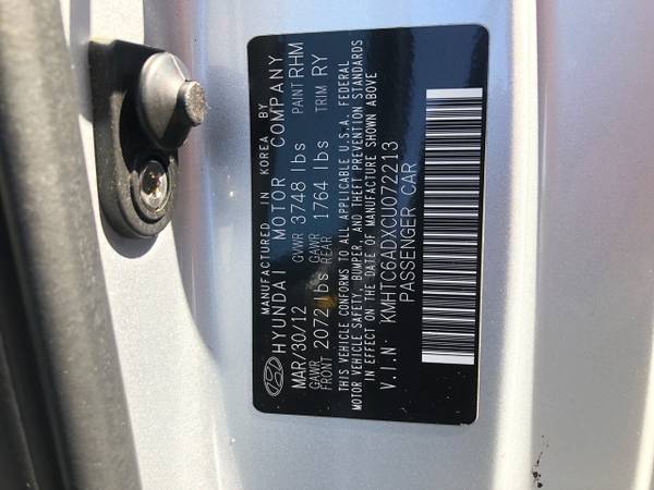 2012 Hyundai Veloster 3dr Cpe Auto w/Gray Int for sale in Corona, CA – photo 17