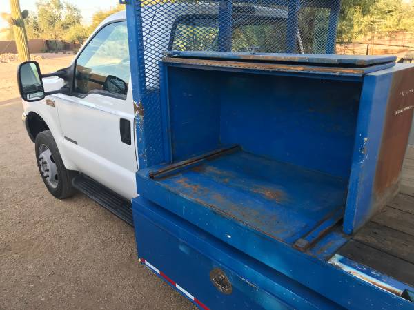 2000 Ford F-450 dually diesel 7.3 flat bed - cars & trucks - by... for sale in Phoenix, AZ – photo 8