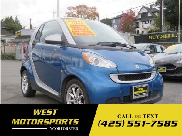 2008 Smart fortwo Passion Hatchback Coupe 2D for sale in Everett, WA – photo 2
