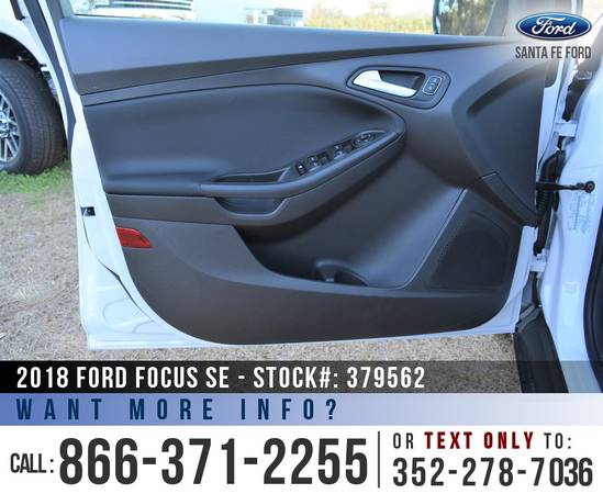 2018 FORD FOCUS SE *** Tinted, Backup Camera, SYNC *** for sale in Alachua, FL – photo 8