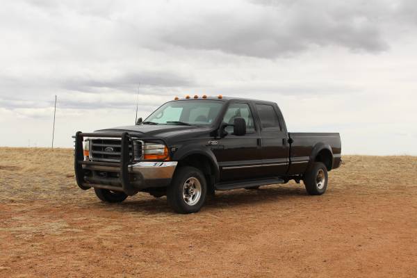 1999 Ford F350 F-350 4WD crew cab strong truck - - by for sale in Other, WY – photo 2